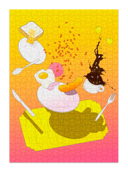 Puzzle Cloudberries Breakfast de 500 Piezas