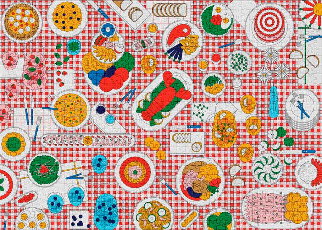 Puzzle Cloudberries Feast de 1000 Piezas