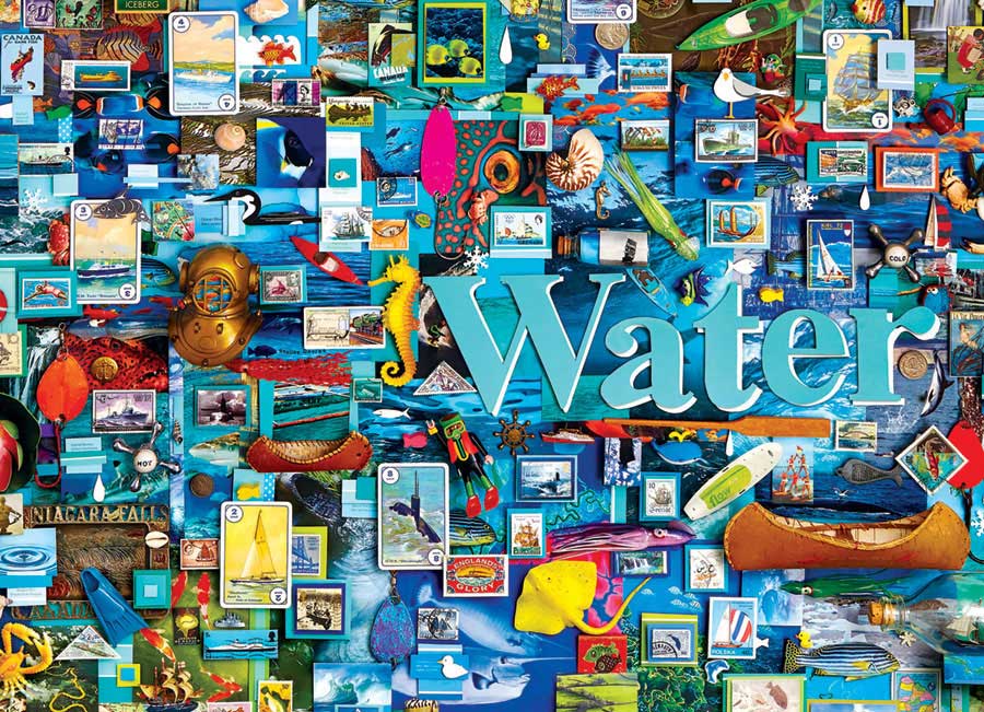 Puzzle Cobble Hill Agua de 1000 Piezas