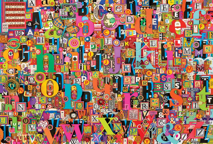 Puzzle Cobble Hill El Abecedario de Shelley de 2000 Piezas