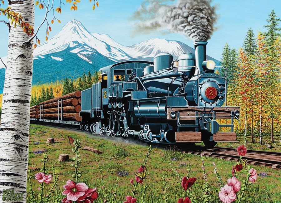 Puzzle Cobble Hill El Tren Cargado de 1000 Piezas
