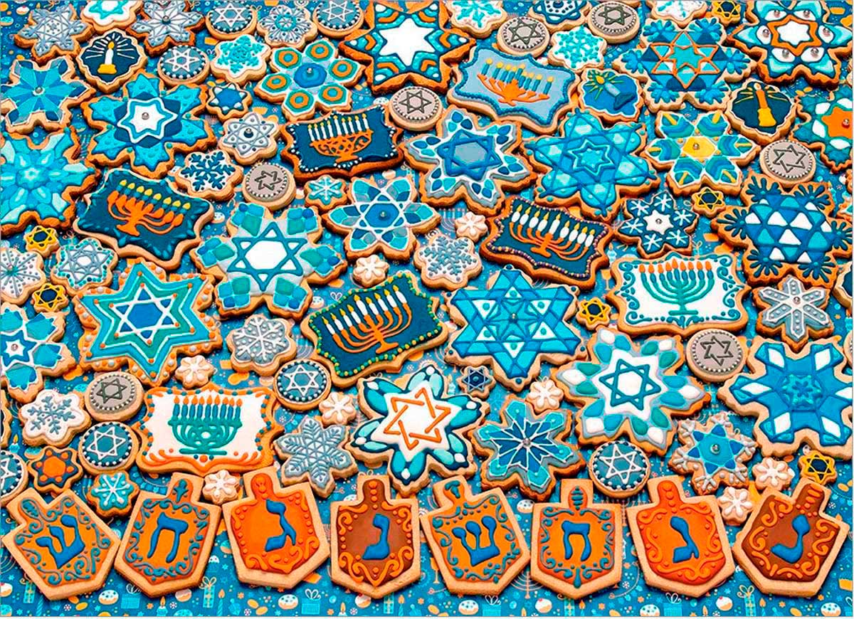 Puzzle Cobble Hill Galletas de Hanukkah de 1000 Piezas