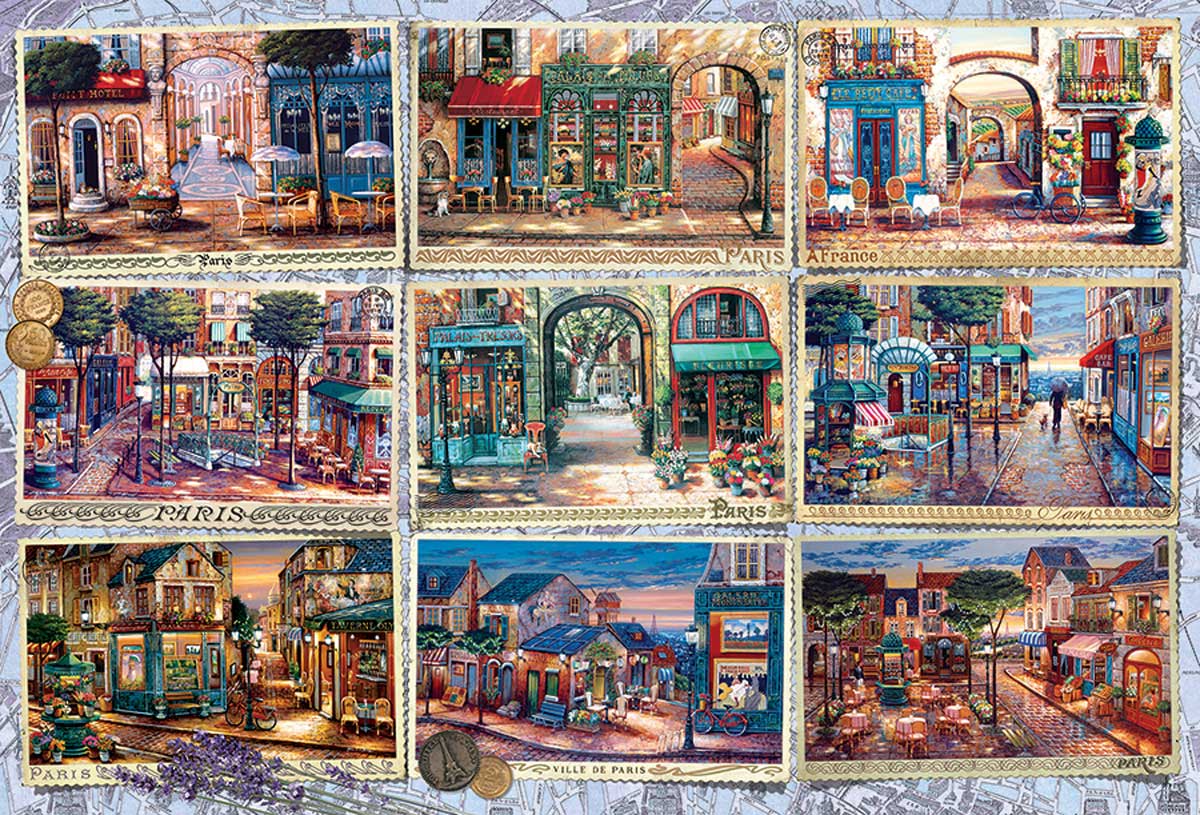 Puzzle Cobble Hill Recuerdos de París de 2000 Piezas