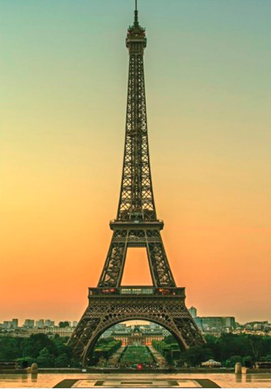 Puzzle Dino Torre Eiffel al Anochecer de 500 Piezas