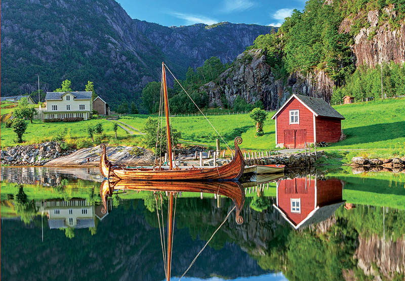 Puzzle Educa Barco Vikingo de 1500 Piezas