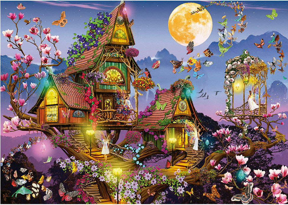 Puzzle Educa Casa de las Hadas de 500 Piezas