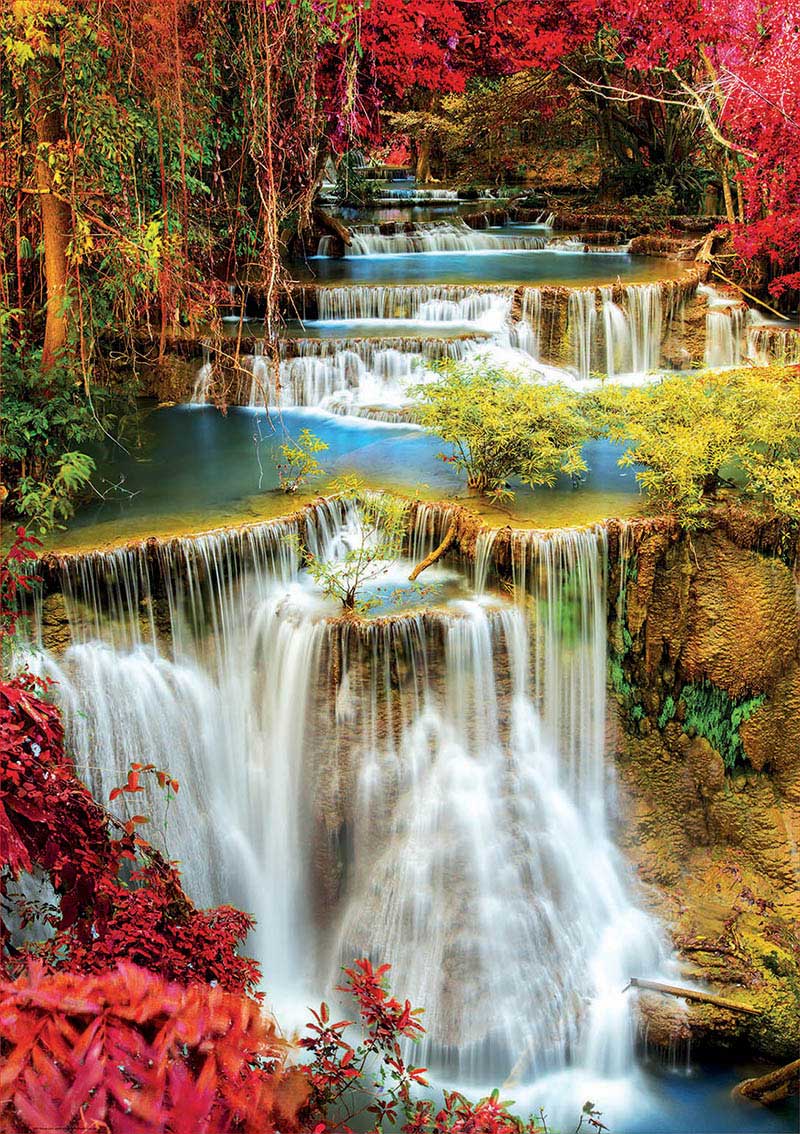 Puzzle Educa Cataratas en el Bosque 1000 Piezas