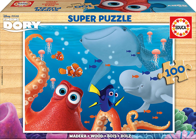 Puzzle Educa de Madera Buscando a Dory de 100 Piezas