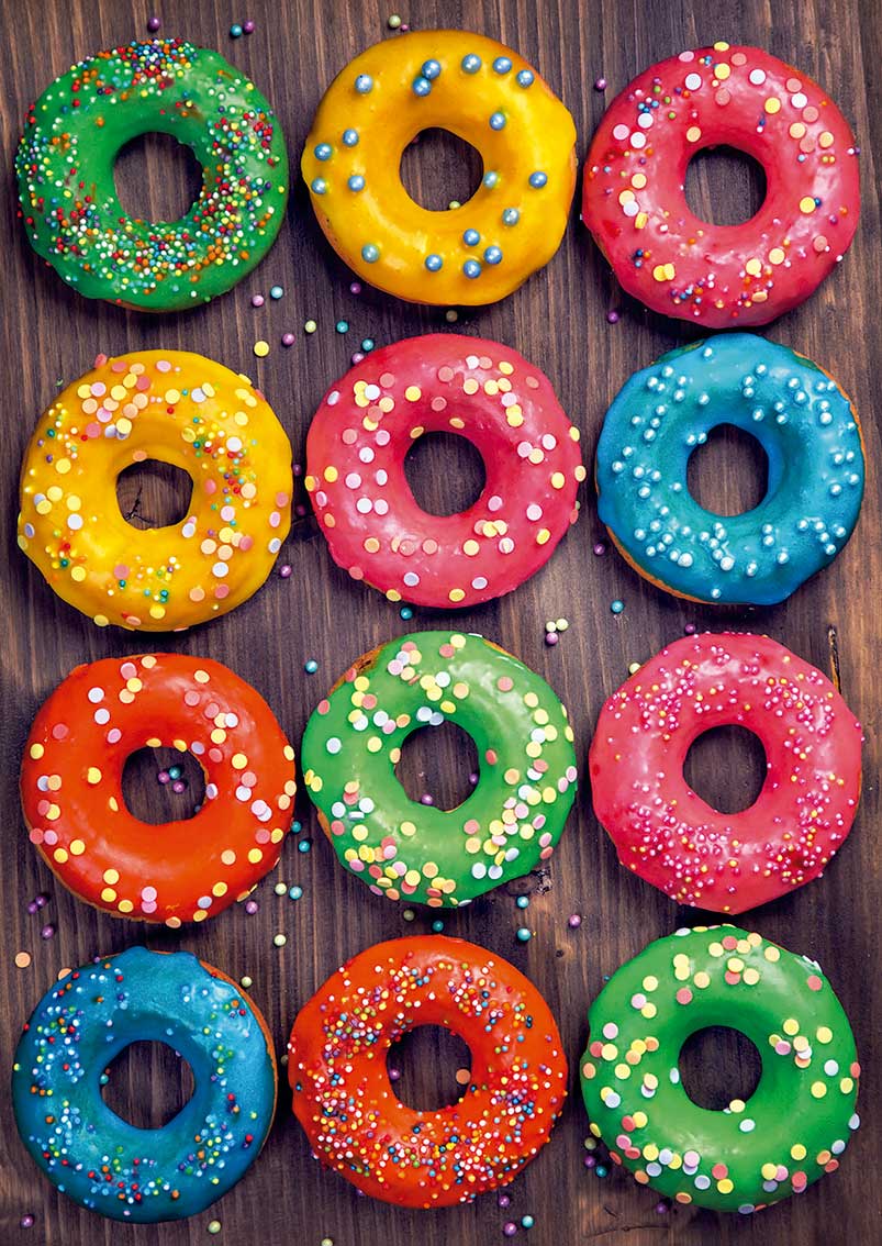 Puzzle Educa Donuts de Colores 500 Piezas