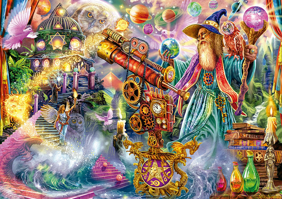 Puzzle Educa Hechizo de Mago de 1500 Piezas
