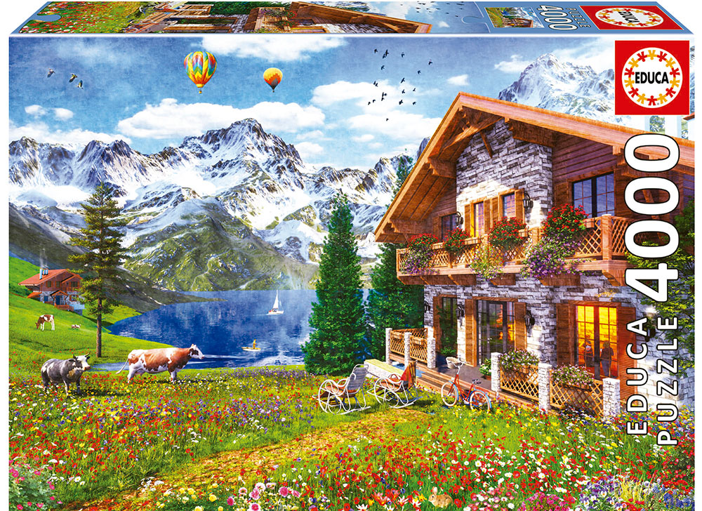 Comprar Puzzle Educa Hogar en los Alpes 4000 Piezas - Educa-19568
