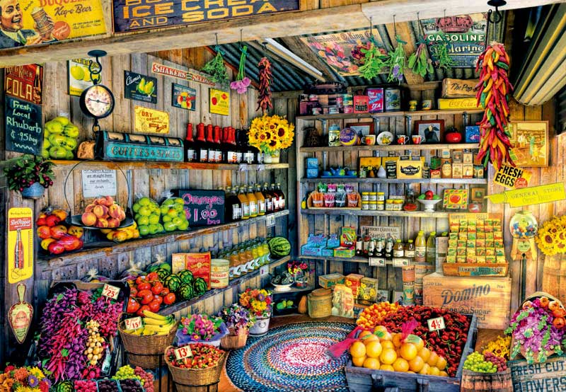 Puzzle Educa La Tienda de Comestibles de 2000 Piezas