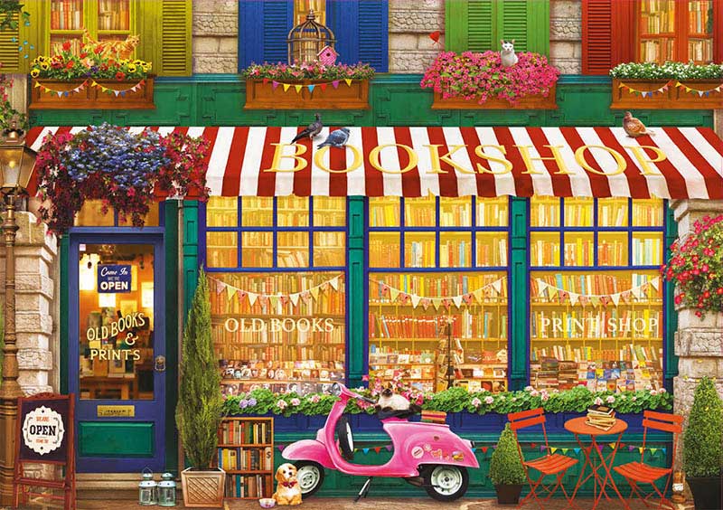 Puzzle Educa Librería Vintage de 4000 Piezas