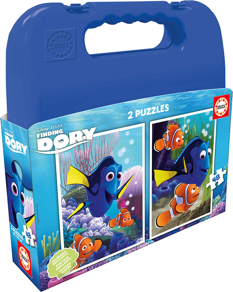 Puzzle Educa Maleta Buscando a Dory Mulit 2 x 48 Piezas