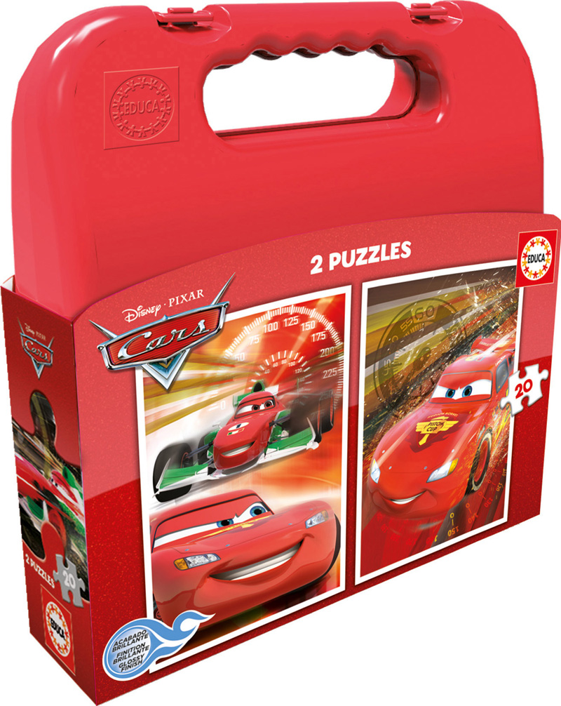 Educa – Cars 3 – 2 Puzzles De 48 Piezas Cada Uno – 28 X 20 Cm – Infantiles A Partir De 4 Años
