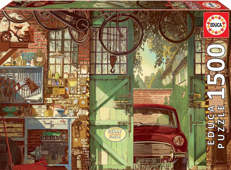 Comprar Puzzle Educa Old Garage, El Viejo Garaje de 1500 Piezas Educa