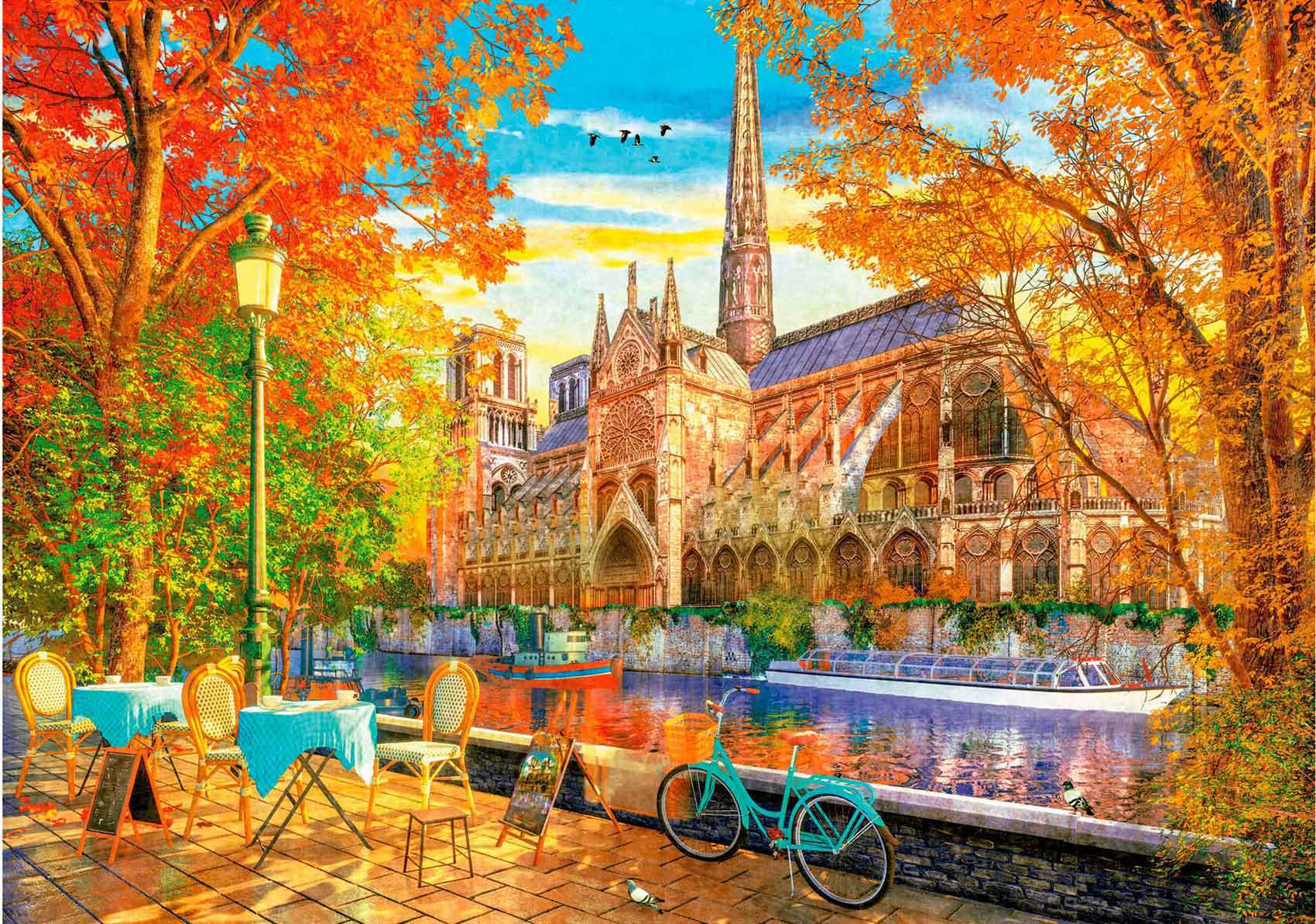 Comprar Puzzle Educa Otoño en Notre Dame de 1000 Piezas Educa-19936