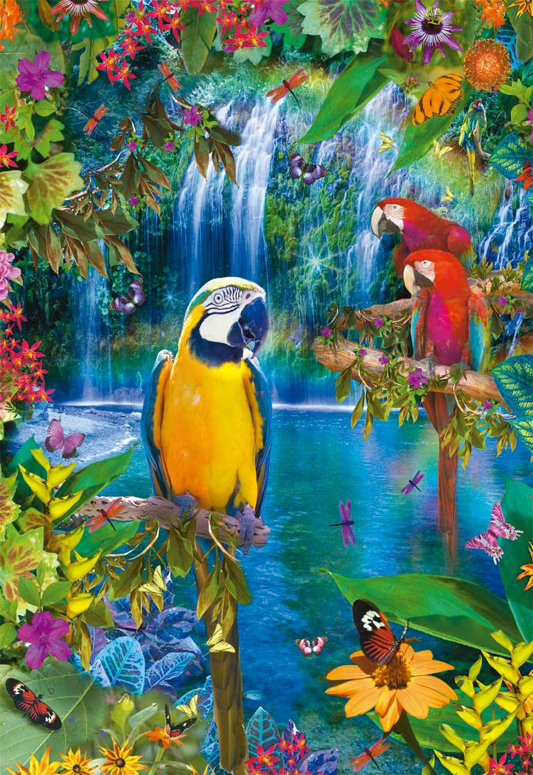 Puzzle Educa Paraíso Tropical de 500 Piezas