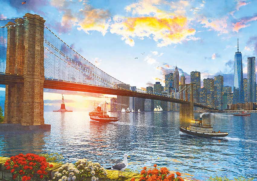 Puzzle Educa Puente de Brooklyn de 4000 Piezas