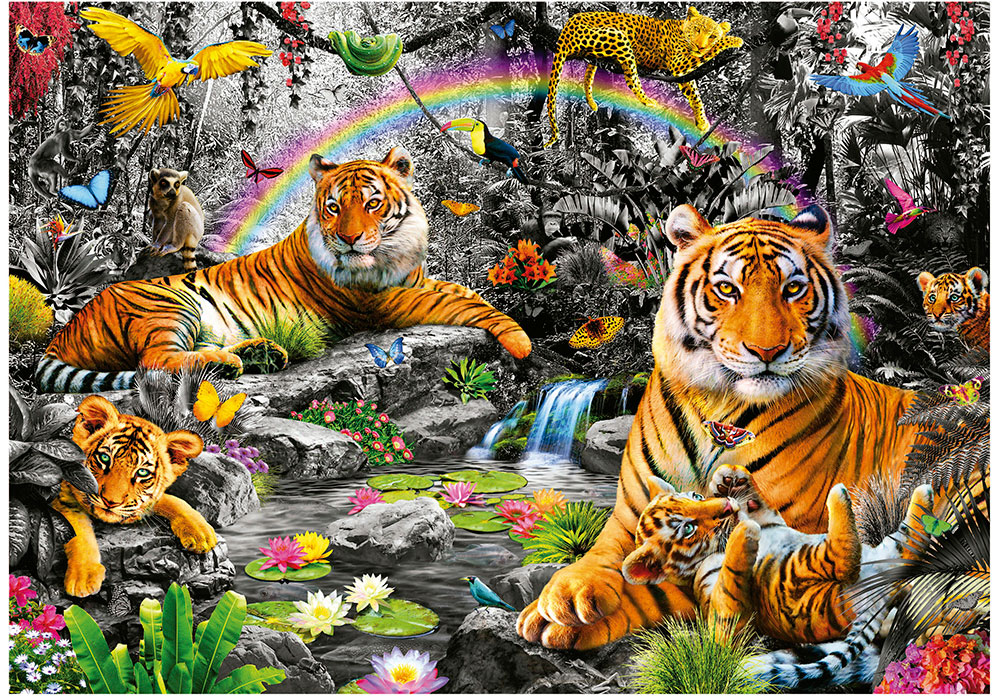 Puzzle Educa Selva Radiante de 1500 Piezas