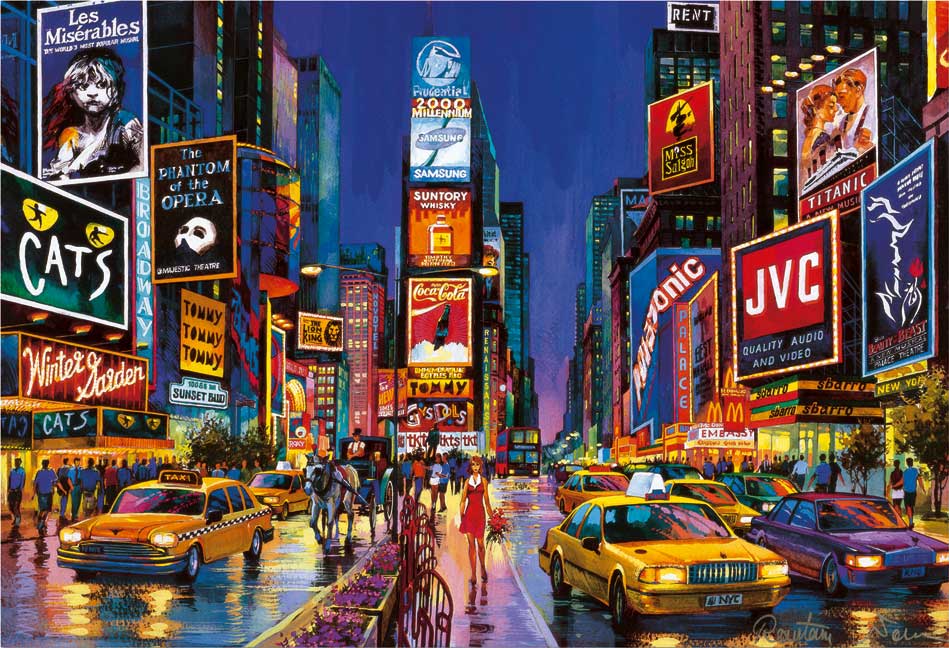 Comprar Puzzle Educa Times Square, Nueva York (Neón) de ...