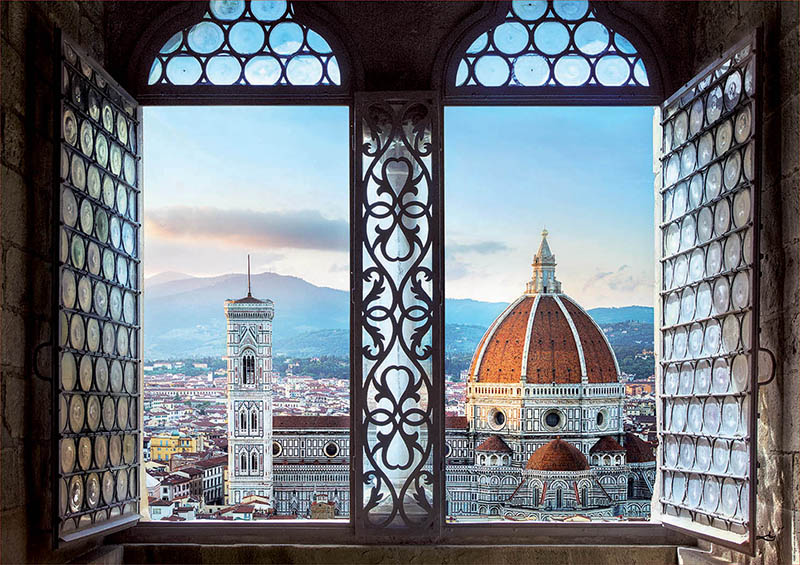 Puzzle Educa Vistas de Florencia de 1000 Piezas