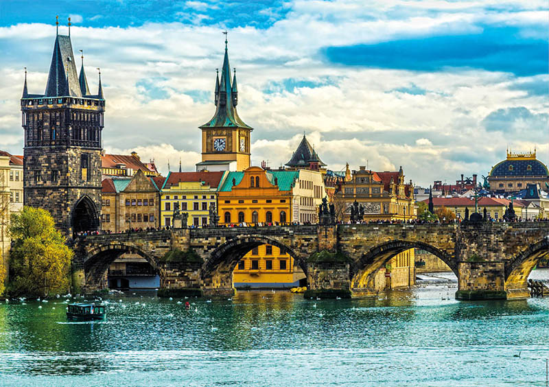 Puzzle Educa Vistas de Praga de 2000 Piezas