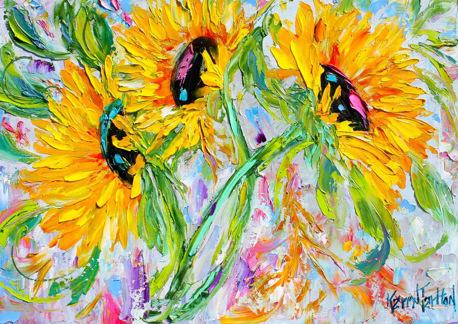 Puzzle Enjoy Alegría de Girasol de 1000 Piezas