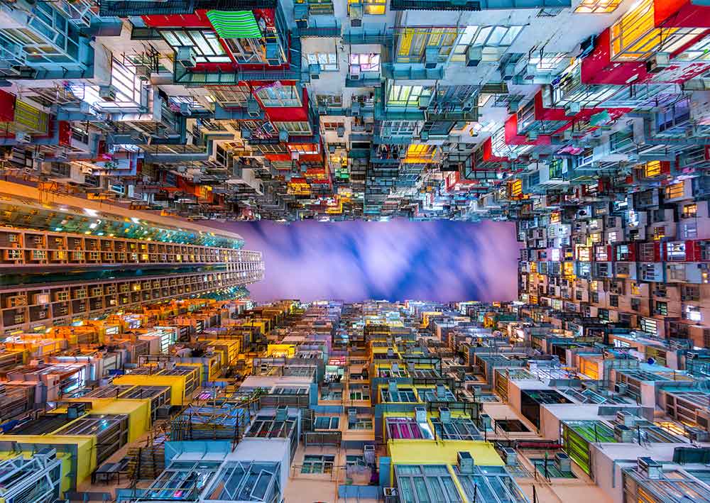 Puzzle Enjoy Apartamentos de Hong Kong de 1000 Pzs