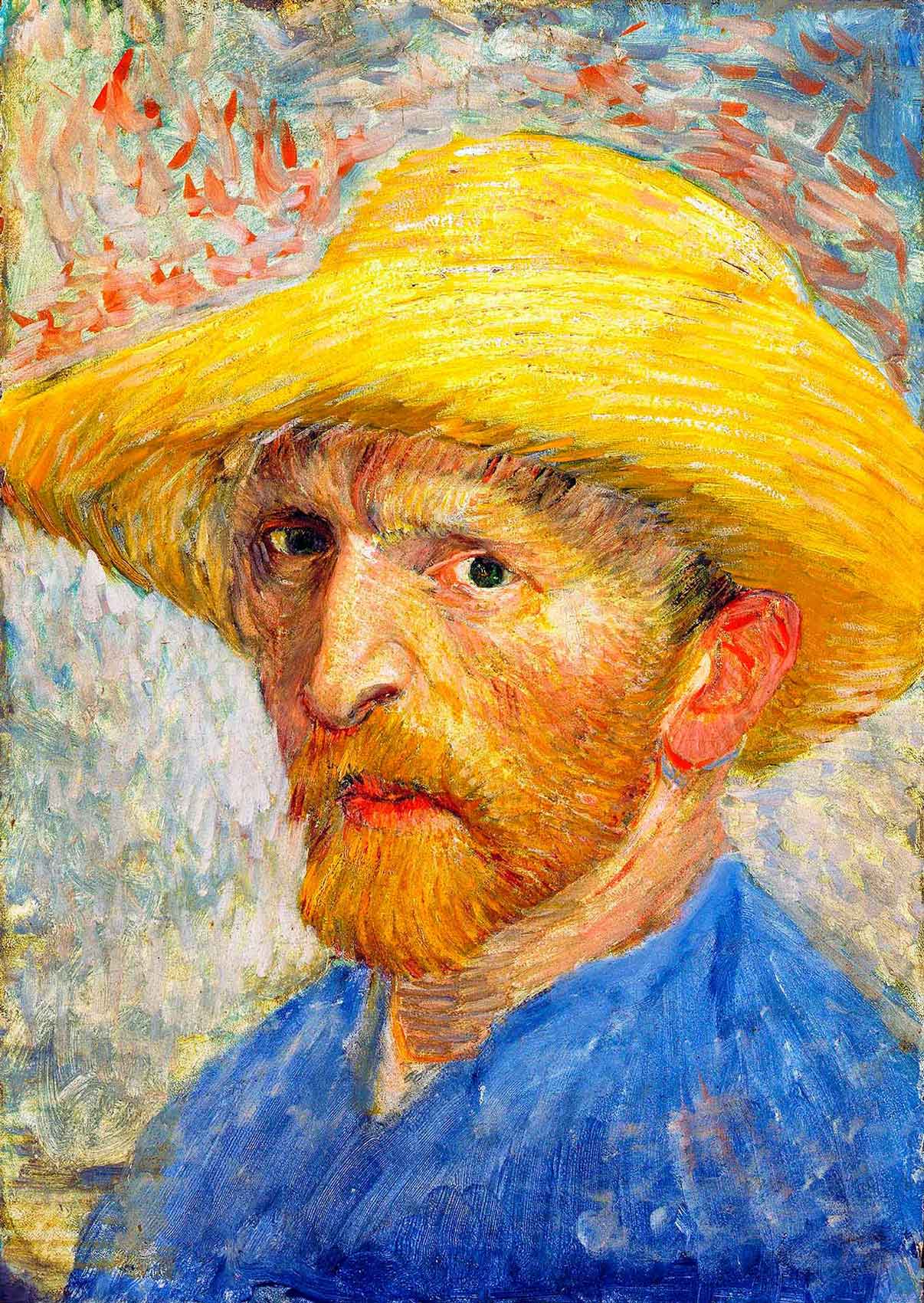 Puzzle Enjoy Autorretrato con Sombrero de Paja de 1000 Pzs