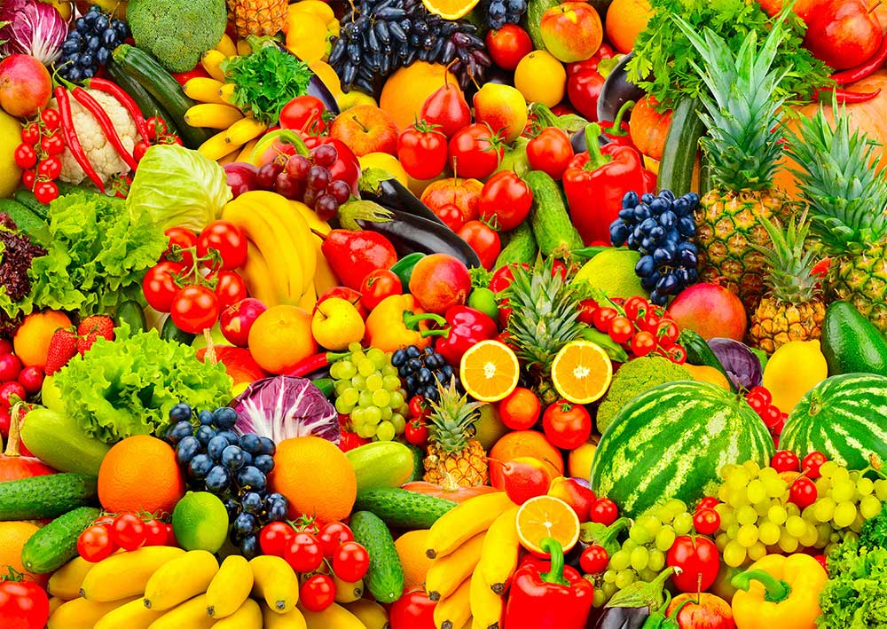 Puzzle Enjoy Frutas y Vegetales de 1000 Piezas
