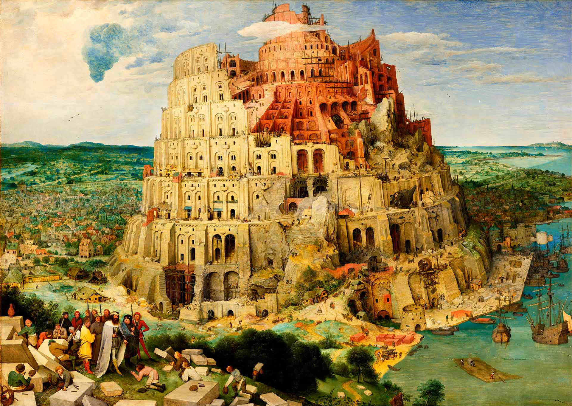 Puzzle Enjoy La Torre de Babel de 1000 Pzs