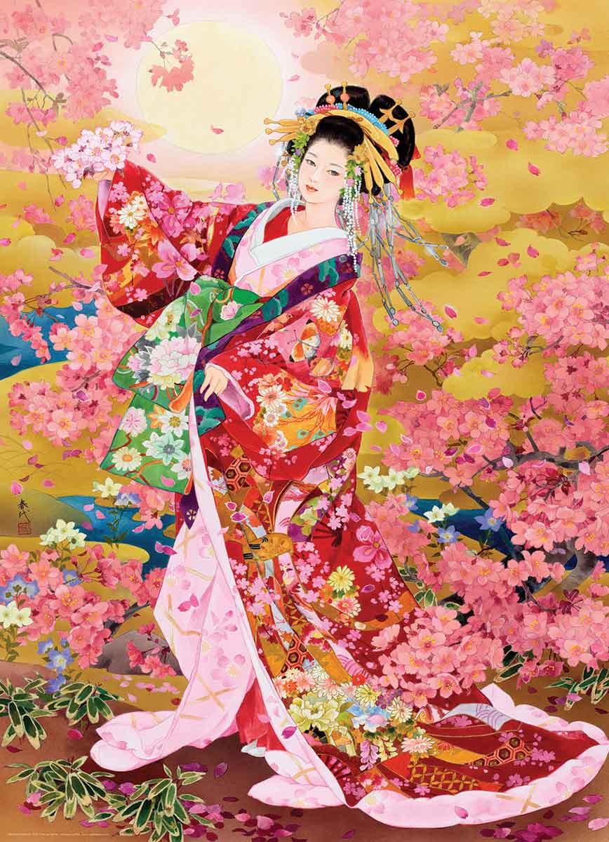 Puzzle Haruyo Morita Eurographics Geisha Syungetsu de 1000 Piezas