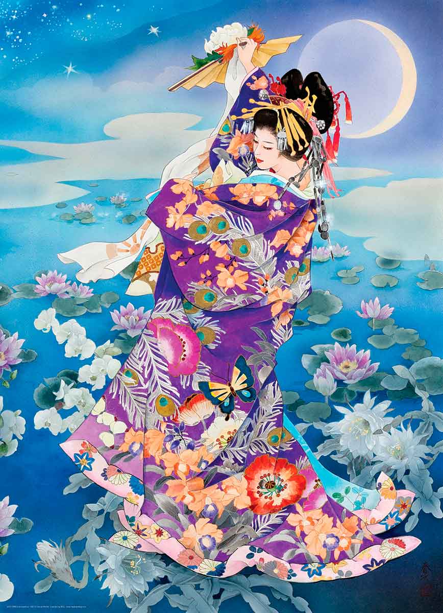 Puzzle Haruyo Morita Eurographics Geisha Tsuki Hoshi de 1000 Piezas