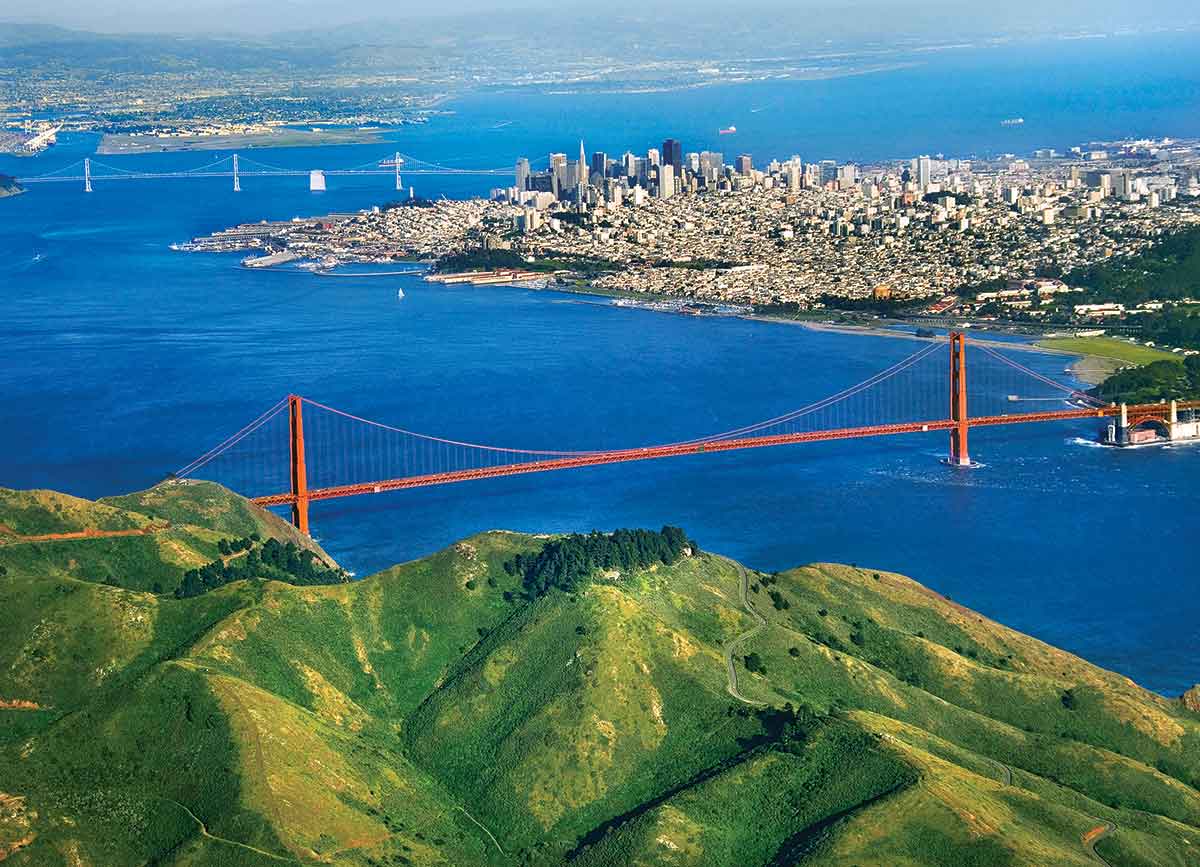 Puzzle Eurographics Golden Gate, California de 1000 Piezas