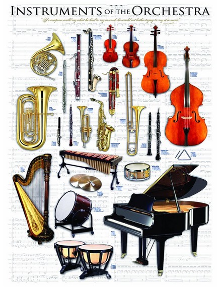 Puzzle Eurographics Instrumentos de Orquesta de 1000 Piezas