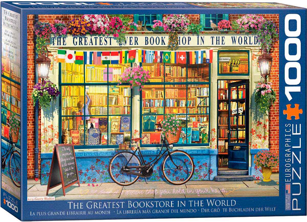 Comprar Puzzle Eurographics La Librería Más Grande del Mundo, 1000 Pzs -