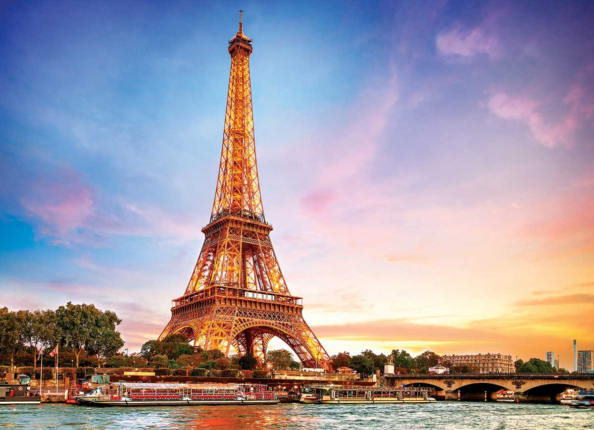 Puzzle Eurographics Torre Eiffel, París de 1000 Piezas
