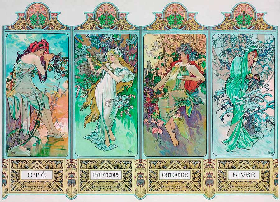 Puzzle Eurographics Las Cuatro Estaciones de 1000 Piezas