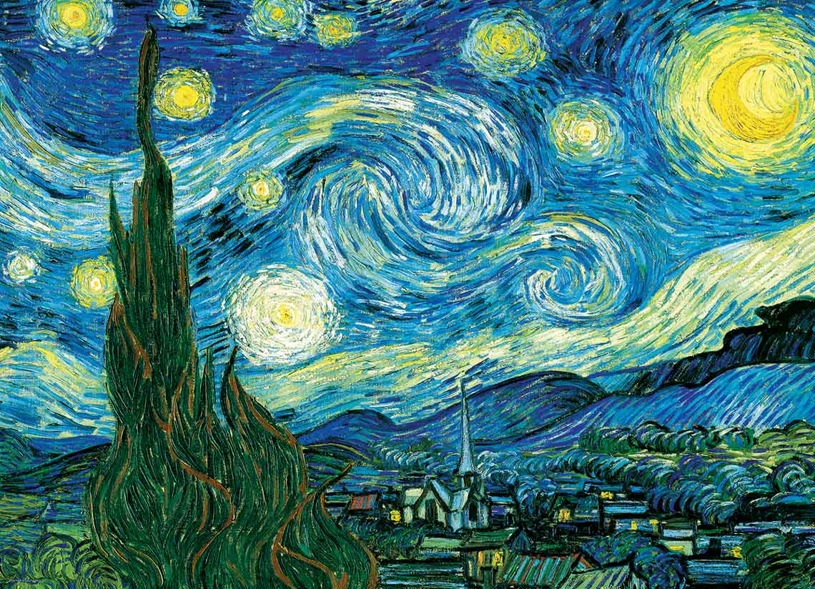Puzzle Eurographics Noche Estrellada de 1000 Piezas