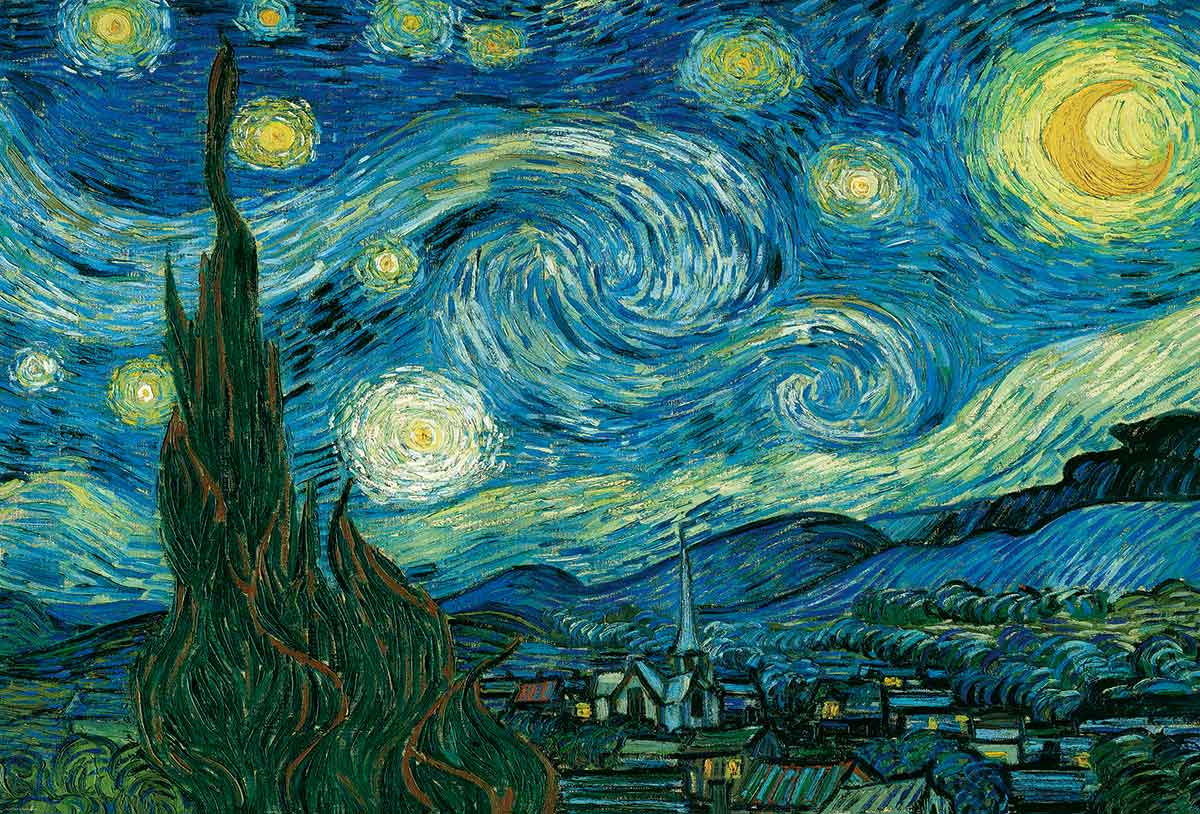 Puzzle Eurographics Noche Estrellada de 2000 Piezas