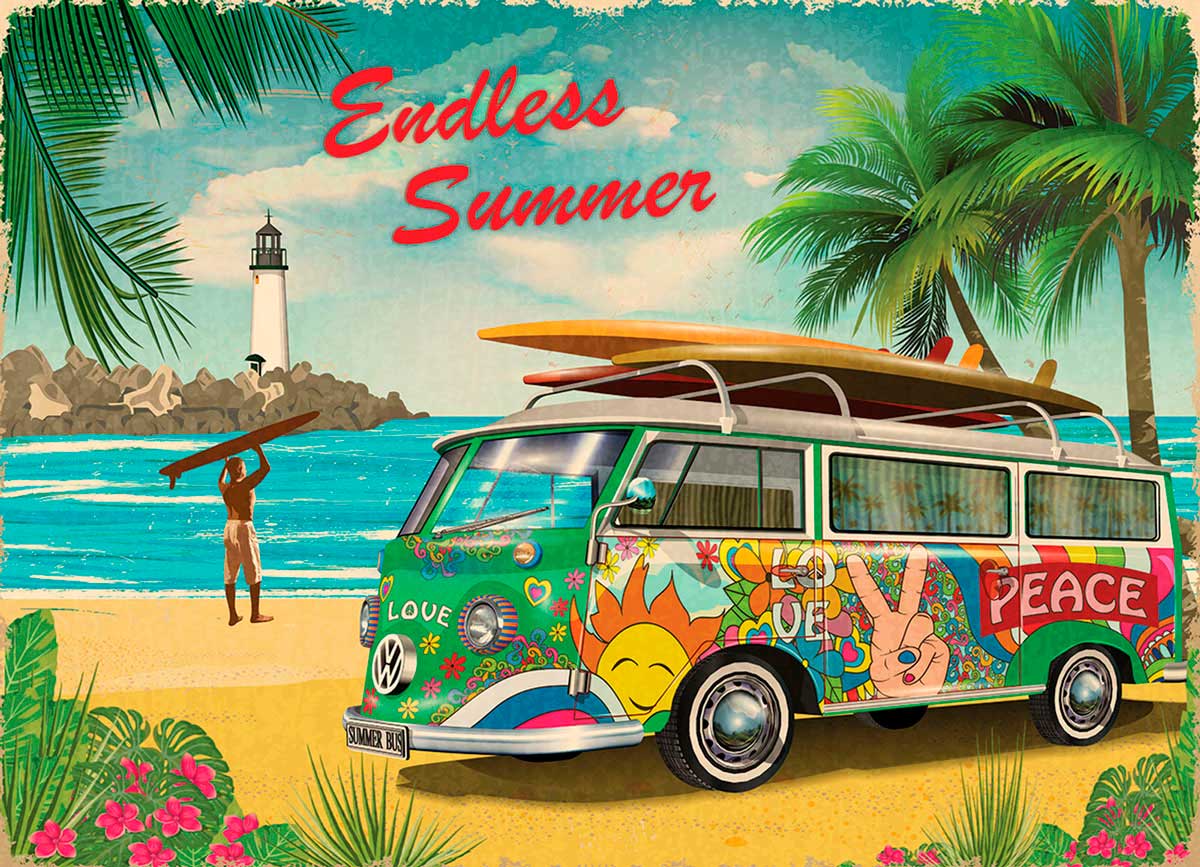 Puzzle Eurographics Verano Sin Fin de 1000 Piezas