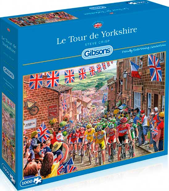 Gibsons Jigsaw Puzzle Le Tour De Yorkshire 500 Piezas Colección de regalos Jigsaw Puz