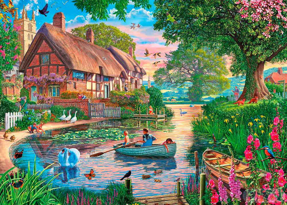 Puzzle Gibsons Hora Dorada de 1000 Piezas