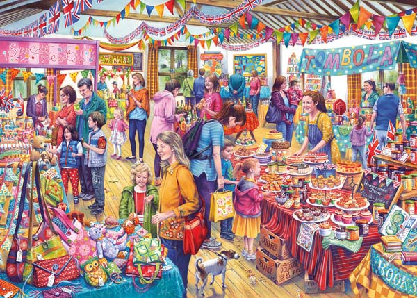 The Village Greengrocer ROMPECABEZAS De 1000 Piezas De Bluebird Puzzle, Nuevo - México