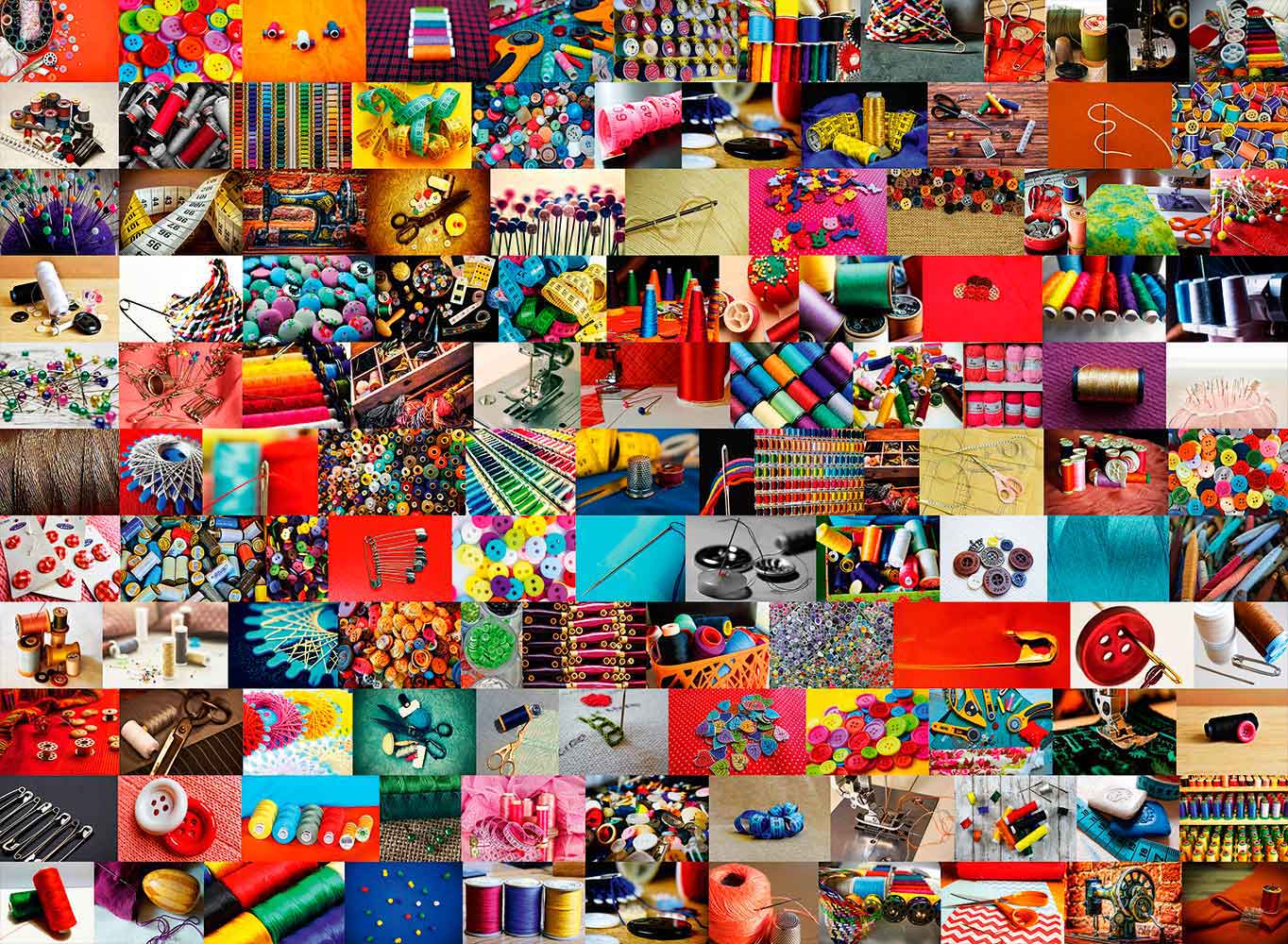Puzzle Grafika Collage de Costura de 3000 Piezas