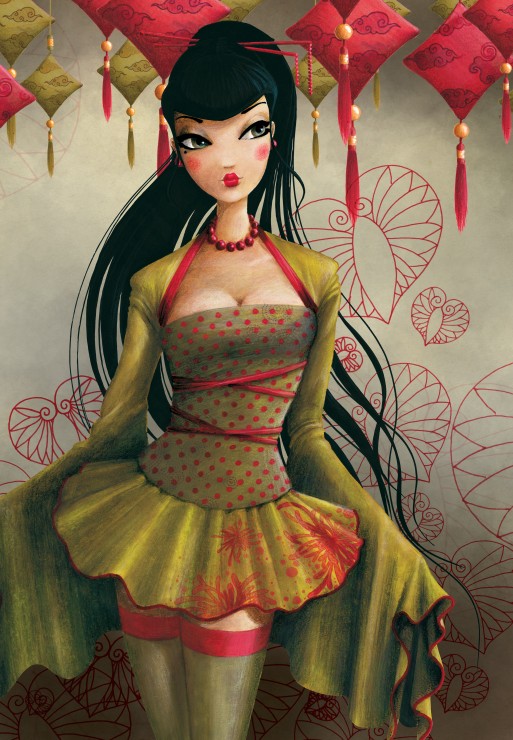 Puzzle Grafika Miss Midori de 1000 Piezas