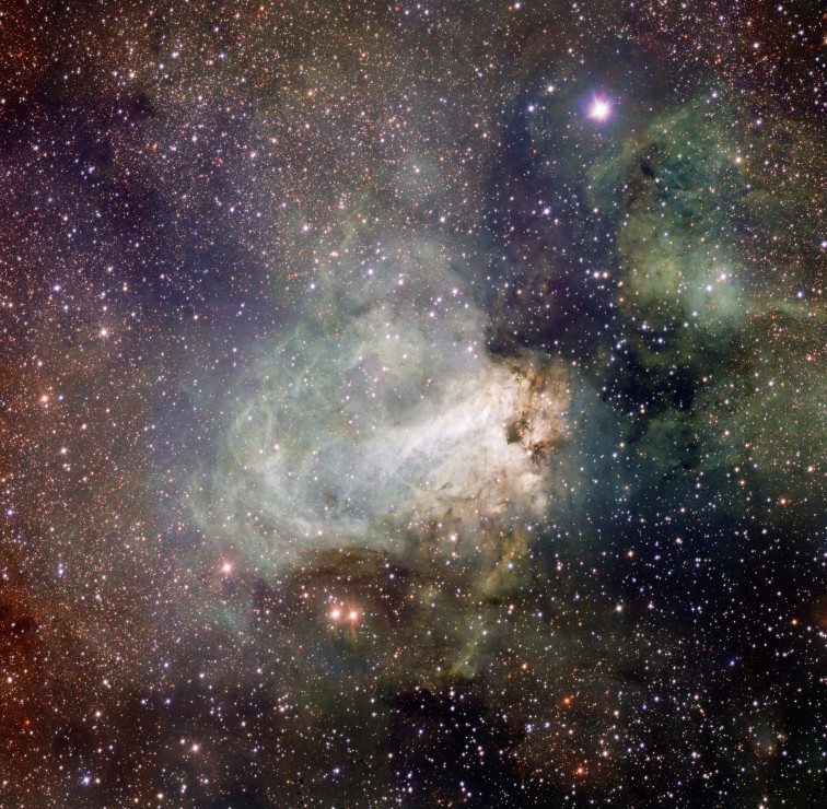 Puzzle Grafika Nebulosa Omega de 1000 Piezas