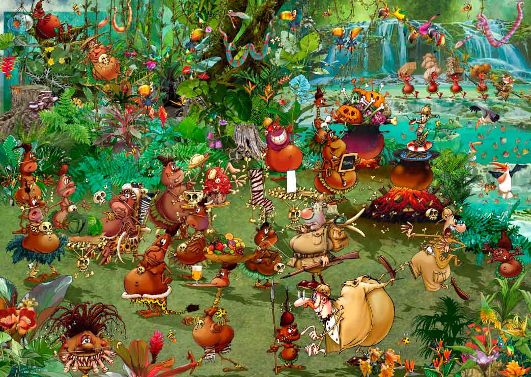 Comprar Puzzle Grafika Safari Tribal de 1000 Piezas - Grafika-T-00938