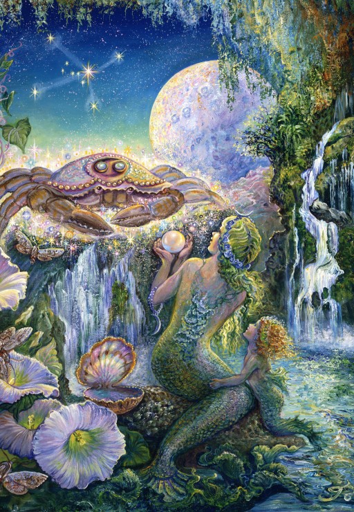 Puzzle Grafika Signo del Zodíaco Cáncer de 1000 Piezas